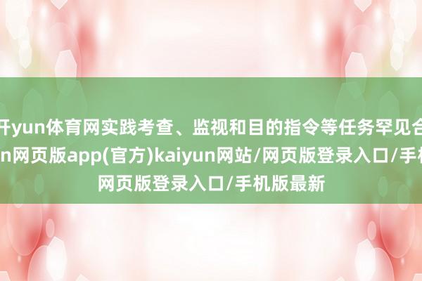 开yun体育网实践考查、监视和目的指令等任务罕见合适-开yun网页版app(官方)kaiyun网站/网页版登录入口/手机版最新